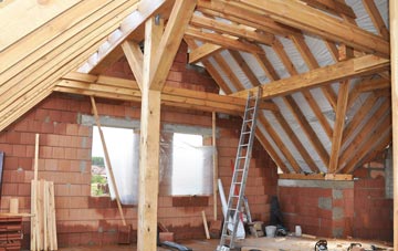 Fishmere End attic trusses